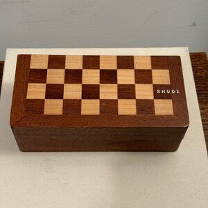 Rhude Wooden Glasses and Jewelry Case